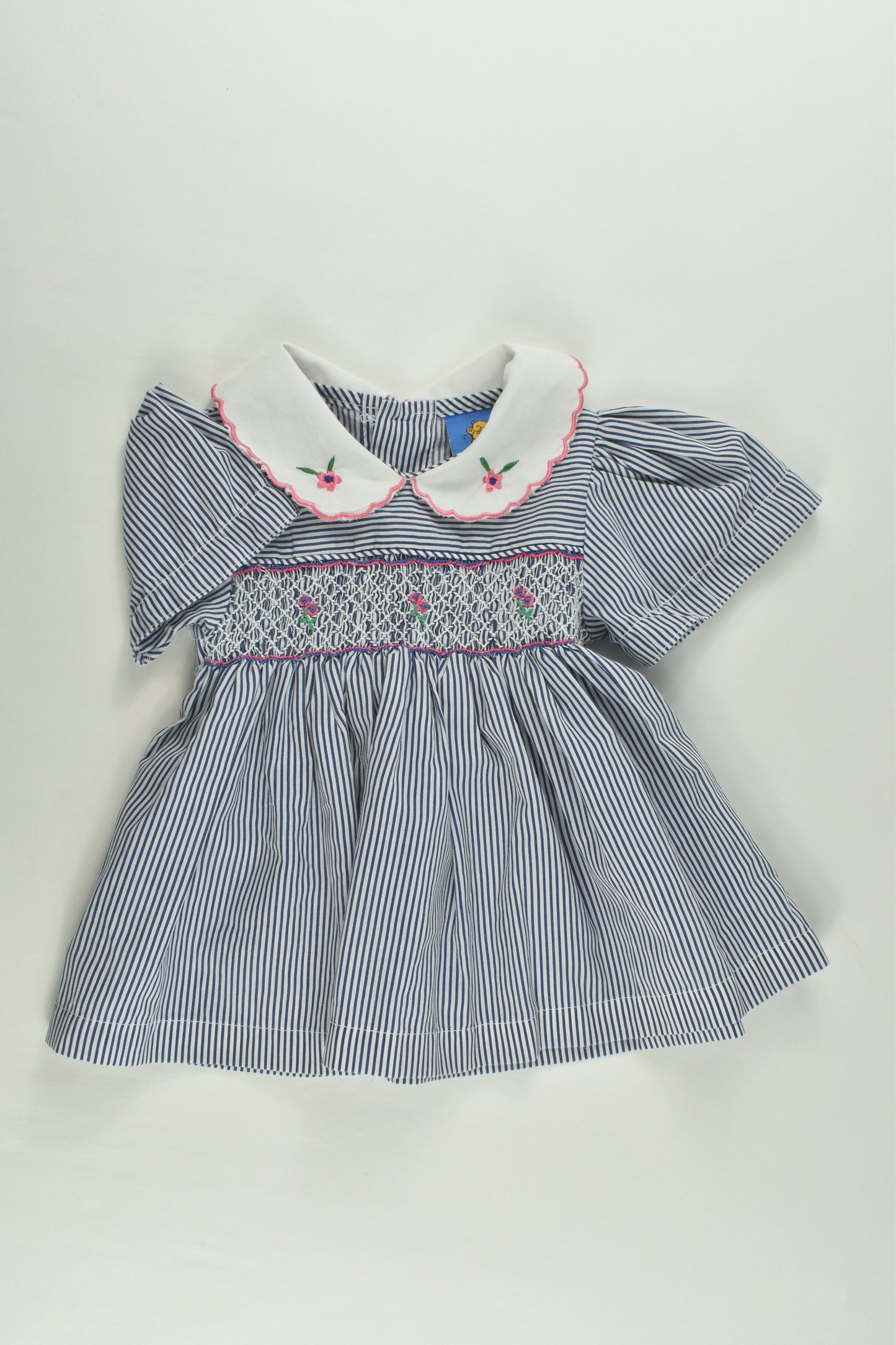 Dymples Size 000 Vintage Smocked Dress