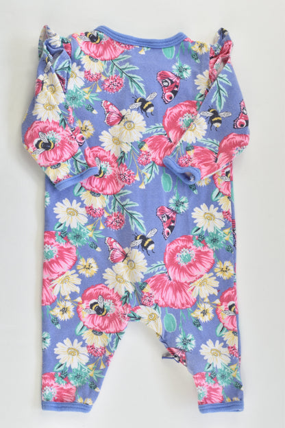 Dymples Size 0000 Flowers, Butterflies and Bees Romper
