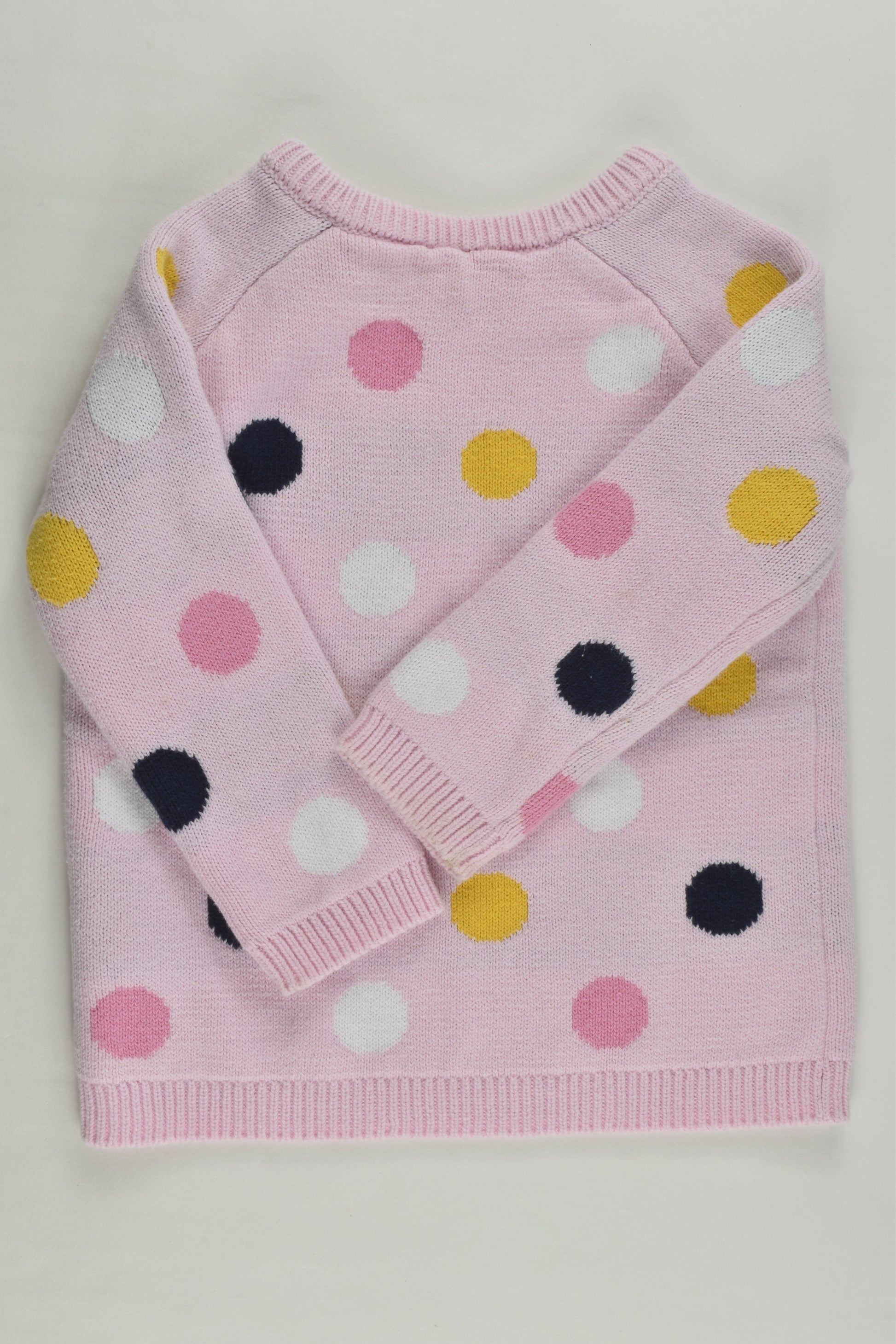 Dymples Size 1 Polka Dots Knit Jumper