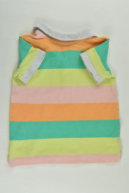 Dymples Size 1 Striped Polo Shirt