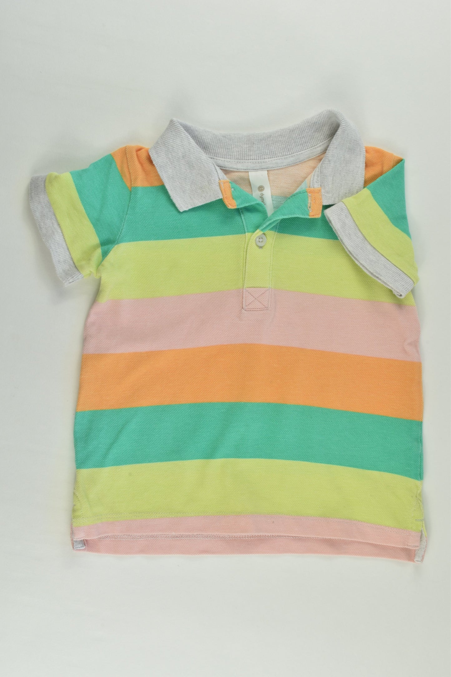 Dymples Size 1 Striped Polo Shirt