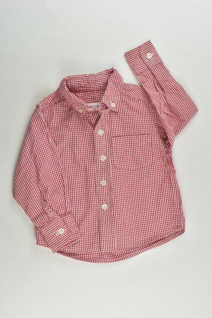 Early Days Size 0 (6-12 months) Checked Shirt