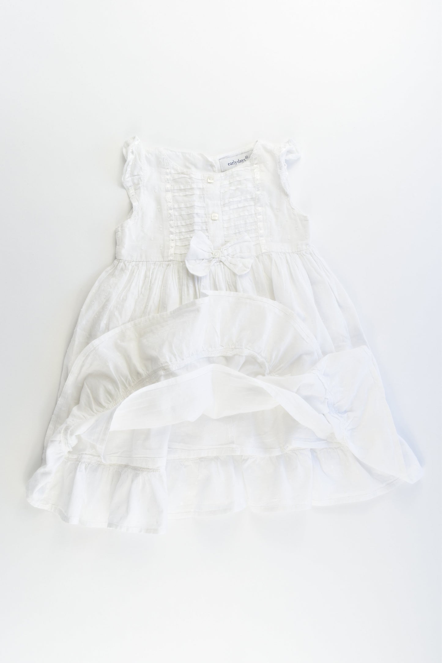 Early Days Size 0 (9-12 months, 74 cm) Fully Lined Dress
