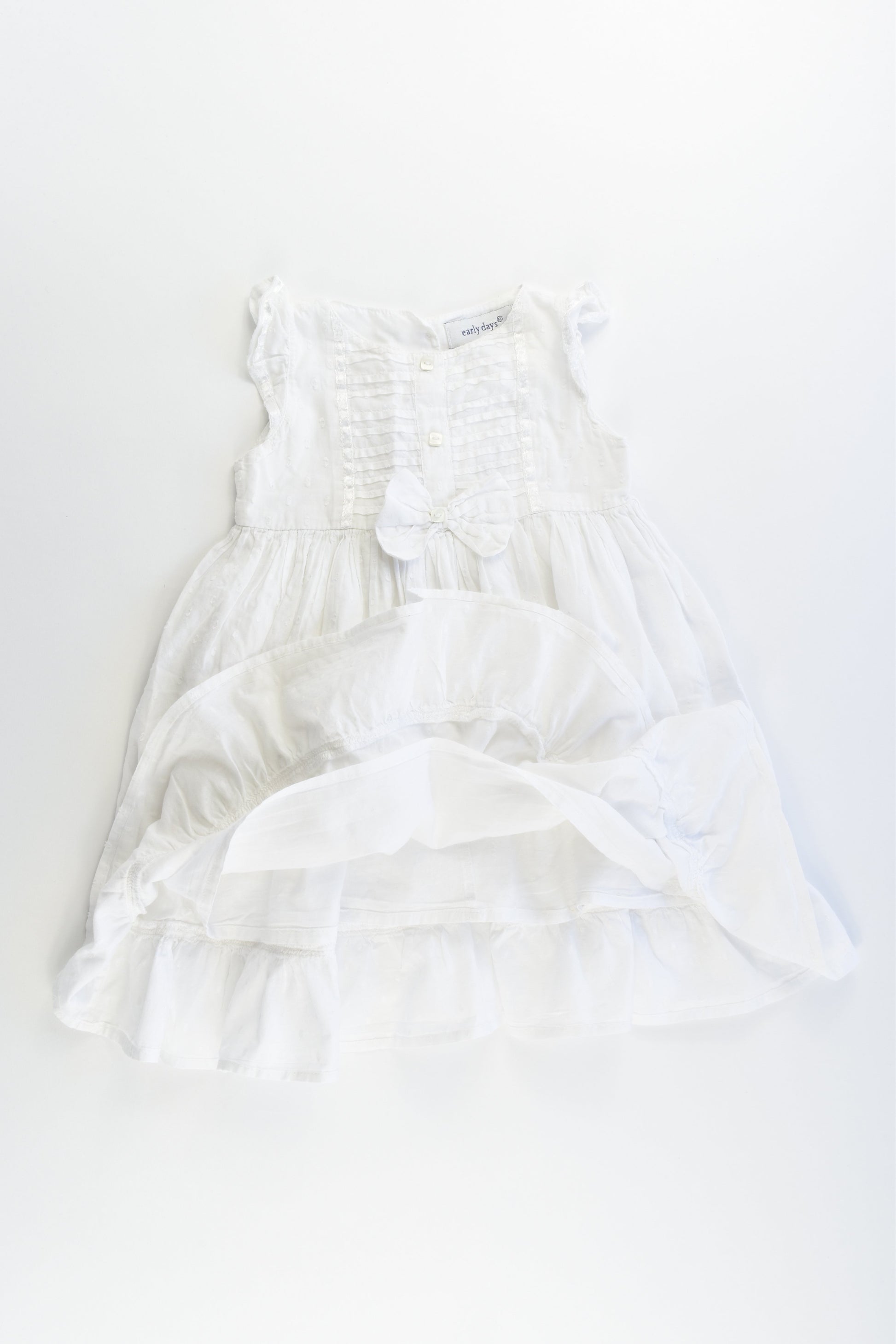 Early Days Size 0 (9-12 months, 74 cm) Fully Lined Dress