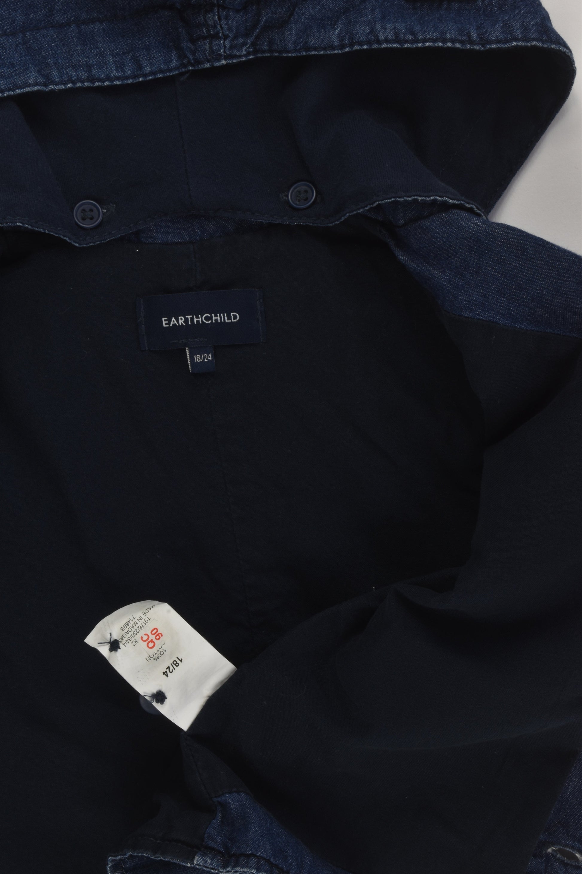 Earth Child Size 2 Denim Jacket