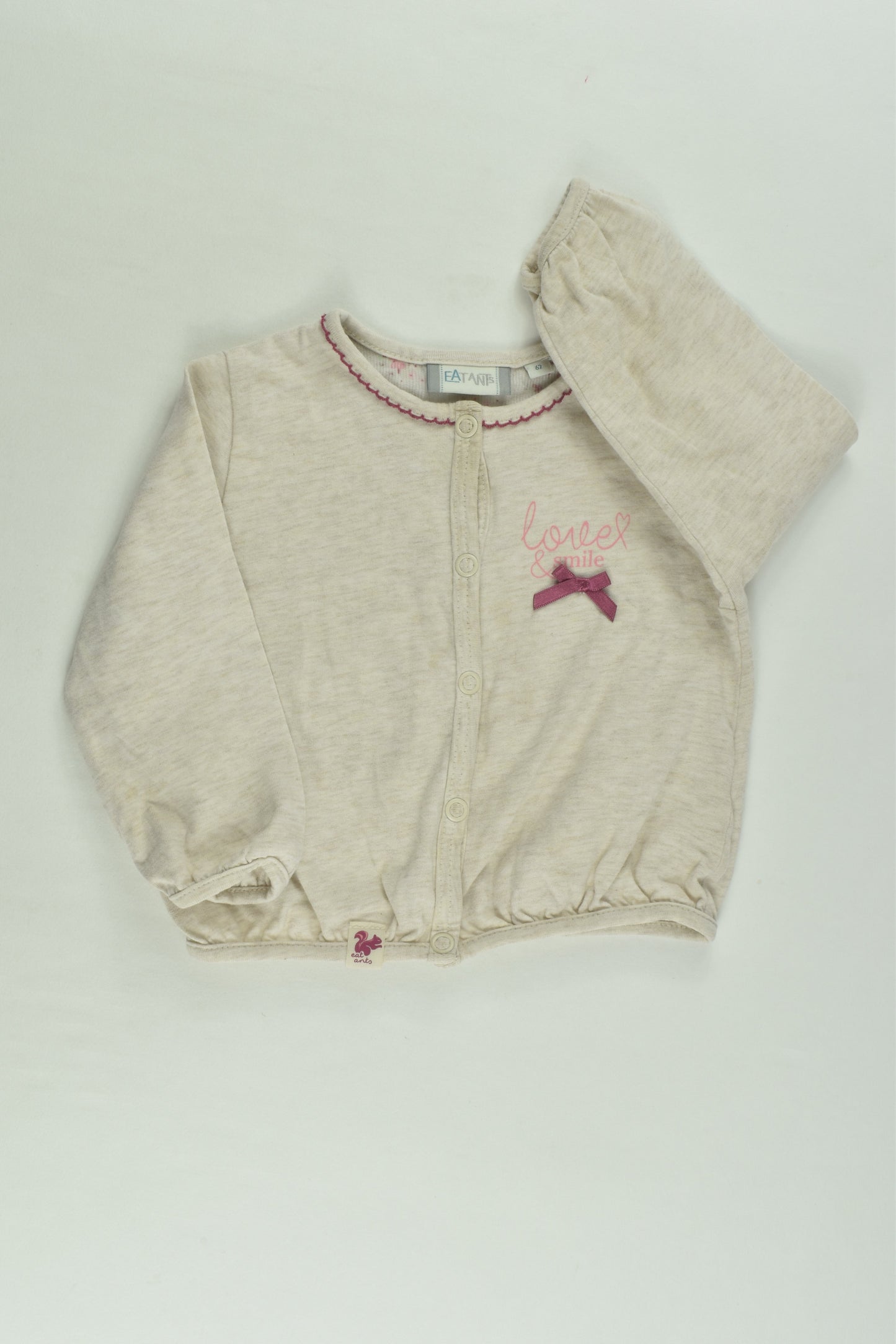 Eat Ants Size 000 (62 cm) Cardigan