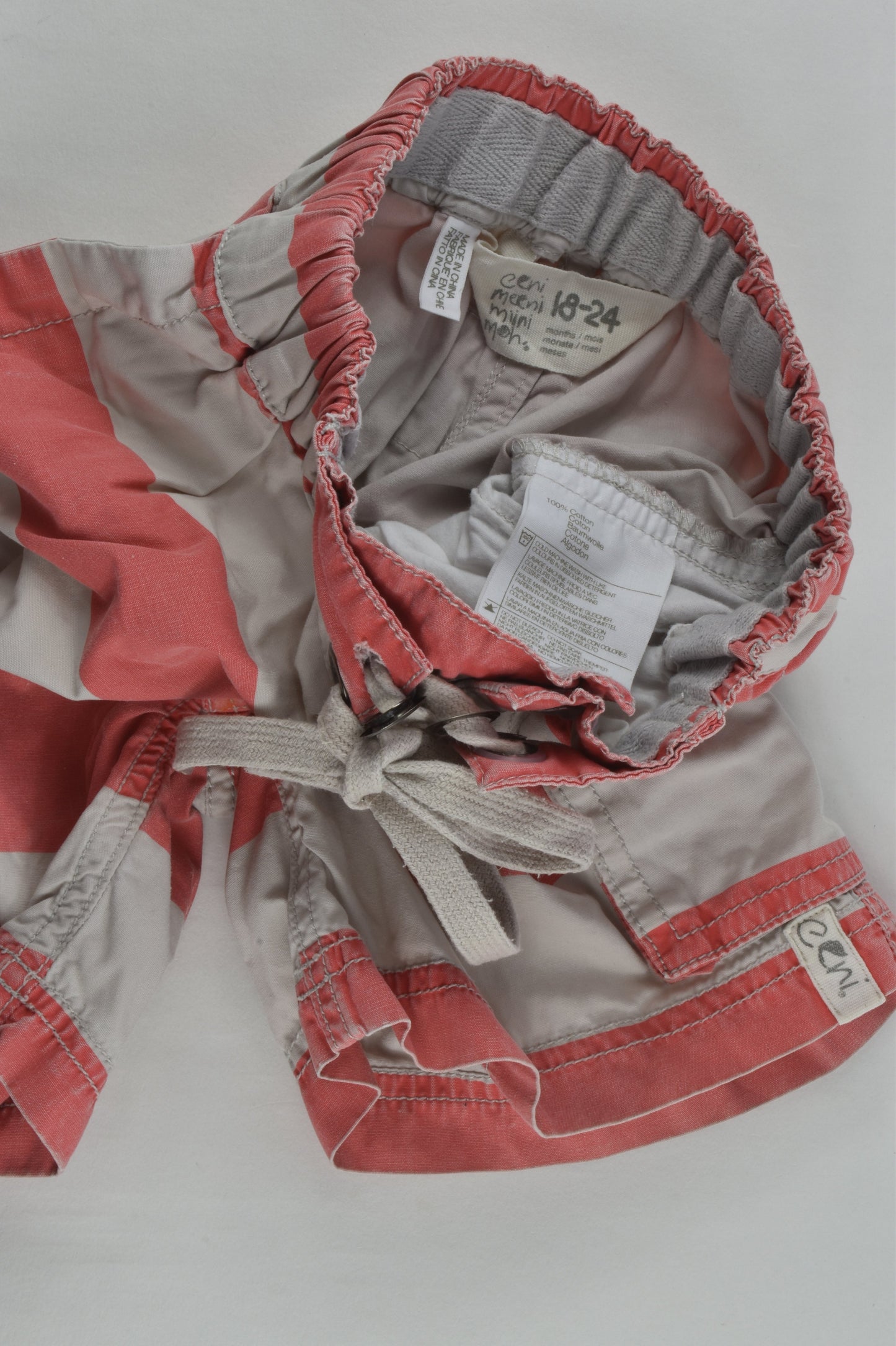 Eeni Meeni Miini Moh Size 2 (18-24 months) Striped Shorts