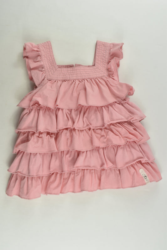 Eeni Meeni Miini Moh Size 2 Ruffle Blouse/Tunic