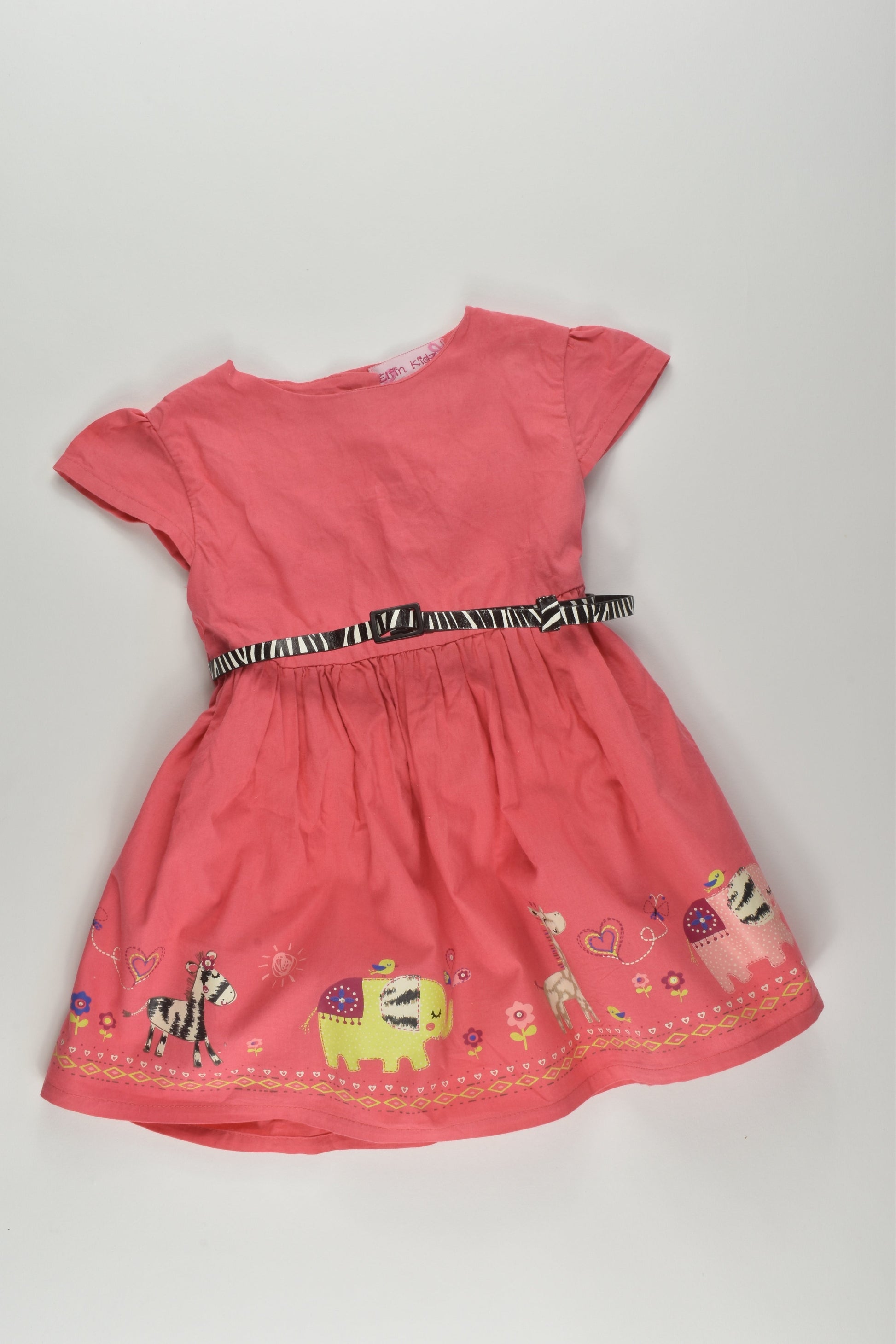 Elfin Kidz Size 0 Dress with Belt