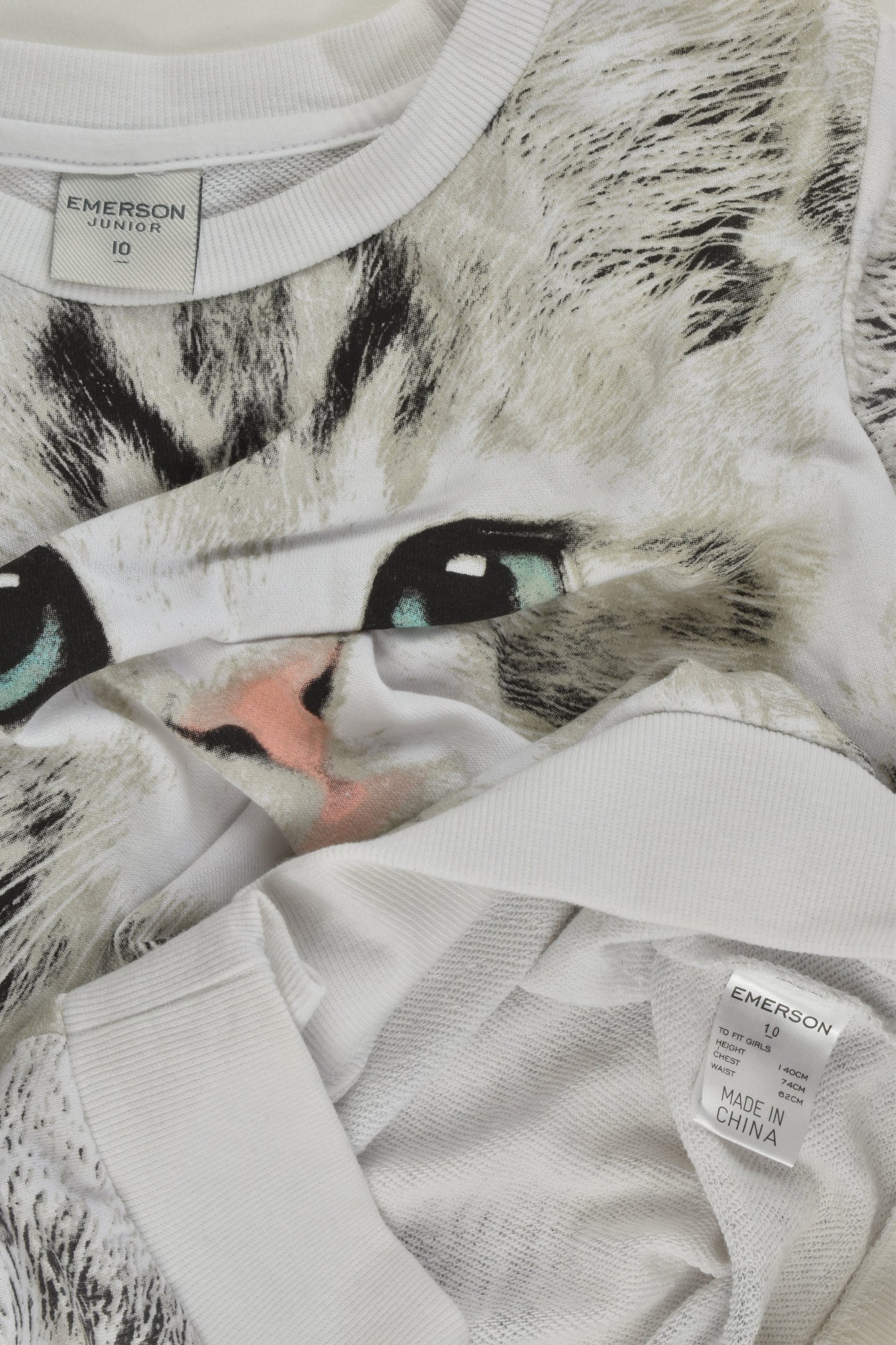 Emerson Junior Size 10 Cat Sweater