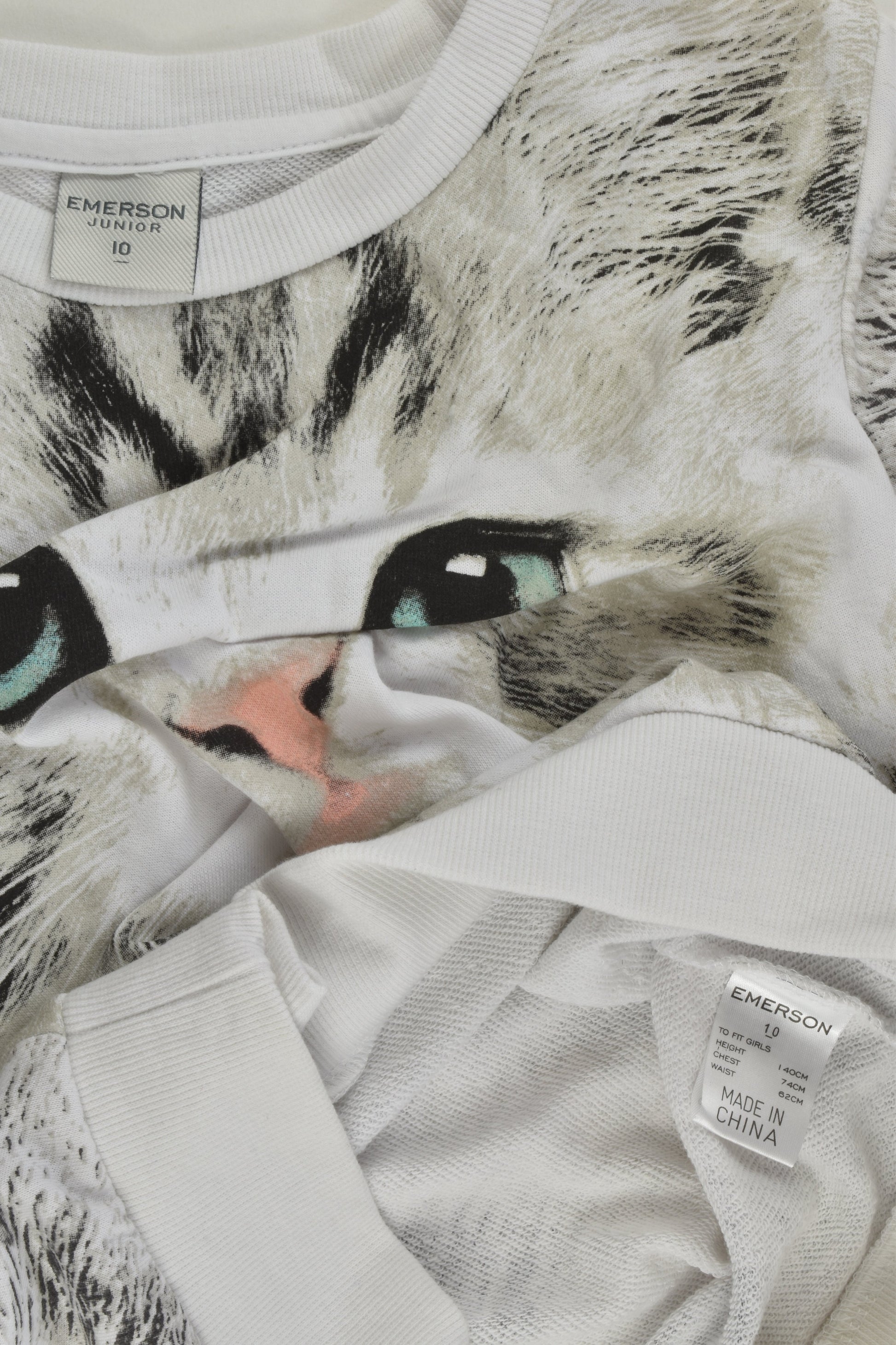 Emerson Junior Size 10 Cat Sweater