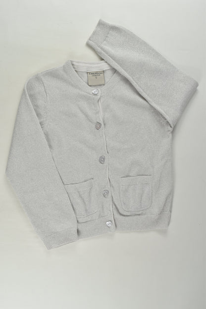 Emerson Junior Size 5 Metallic Cardigan