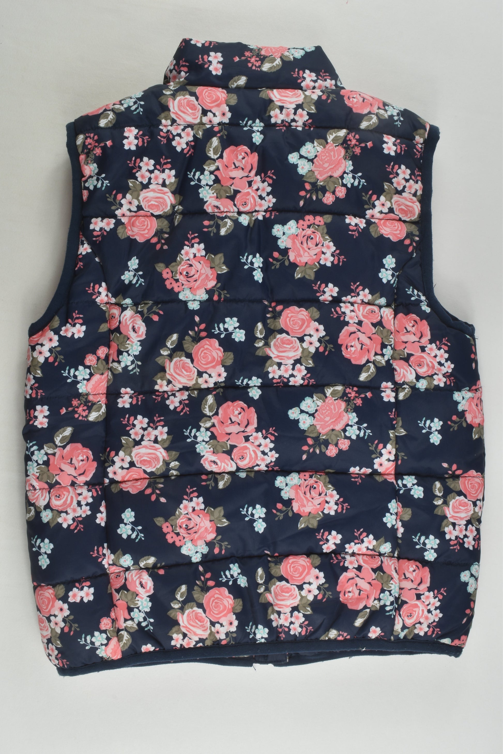 Emerson Junior Size 7 Floral Puffer Vest