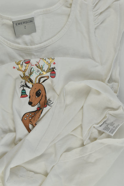 Emerson Size 7 Christmas T-shirt