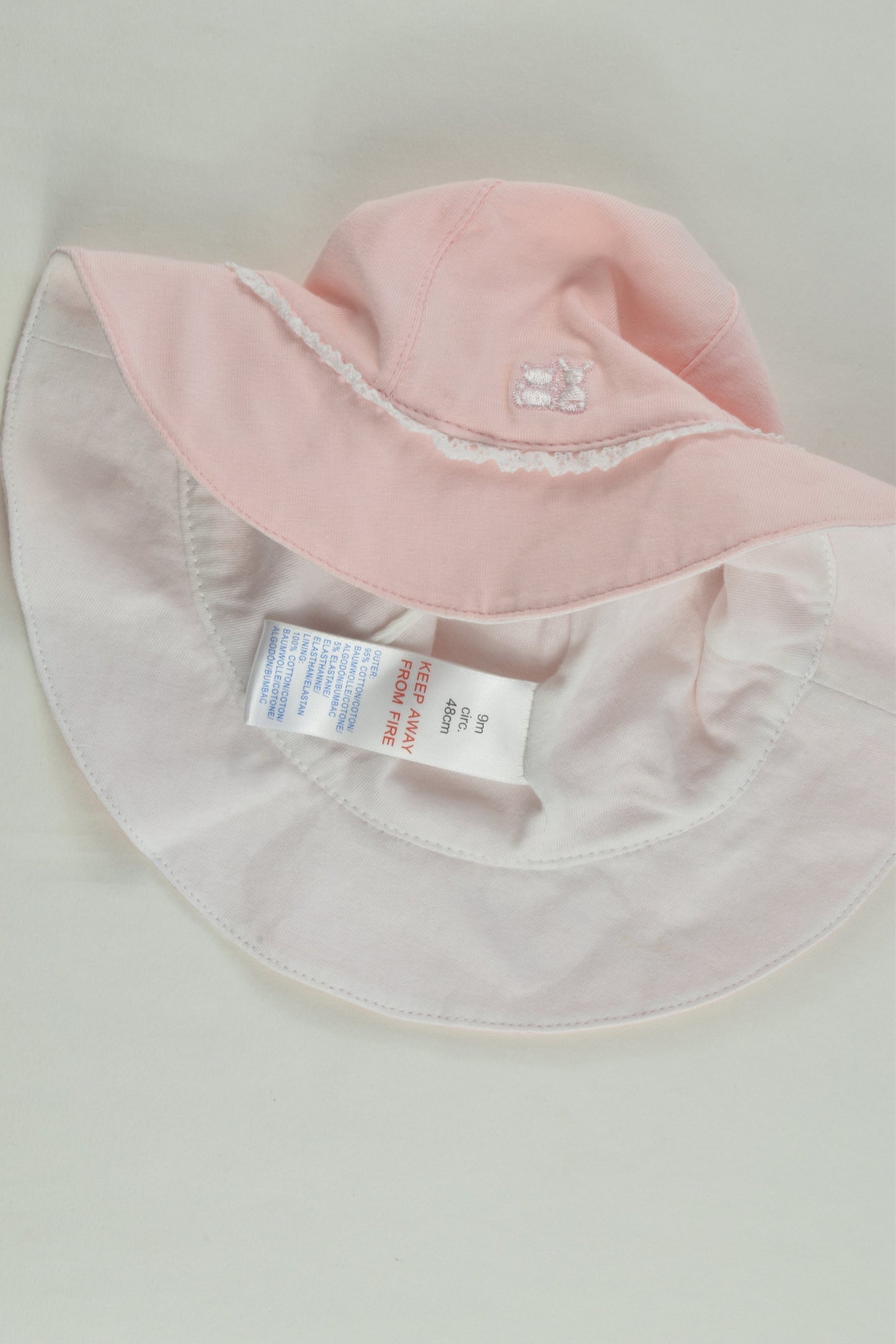 Emile et Rose Size 0 (9 months, 71 cm) Dress and Matching Hat