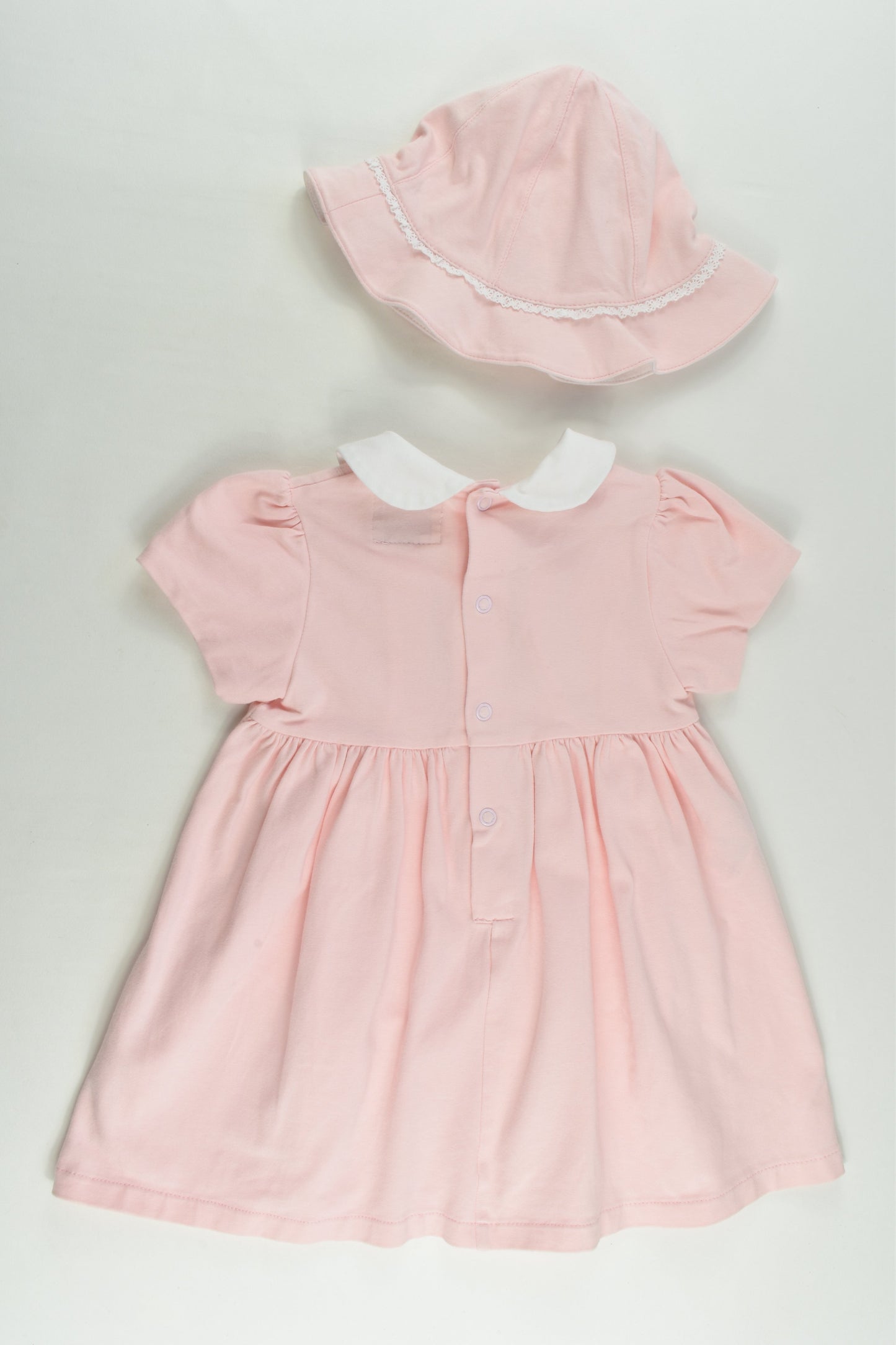 Emile et Rose Size 0 (9 months, 71 cm) Dress and Matching Hat