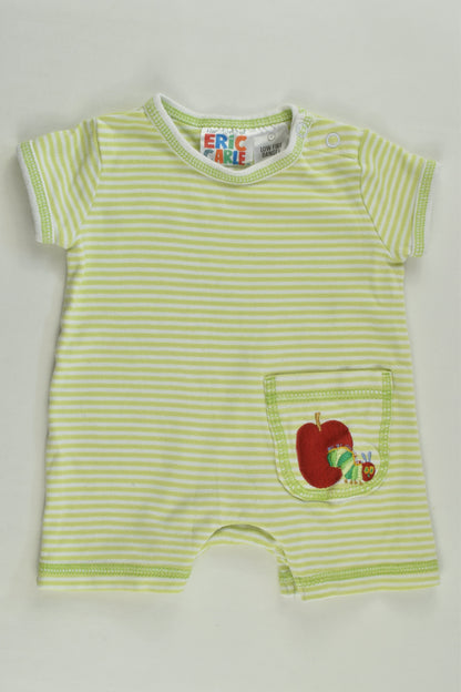 Eric Carle Size 0000 The Very Hungry Caterpillar Short Romper
