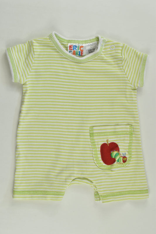 Eric Carle Size 0000 The Very Hungry Caterpillar Short Romper