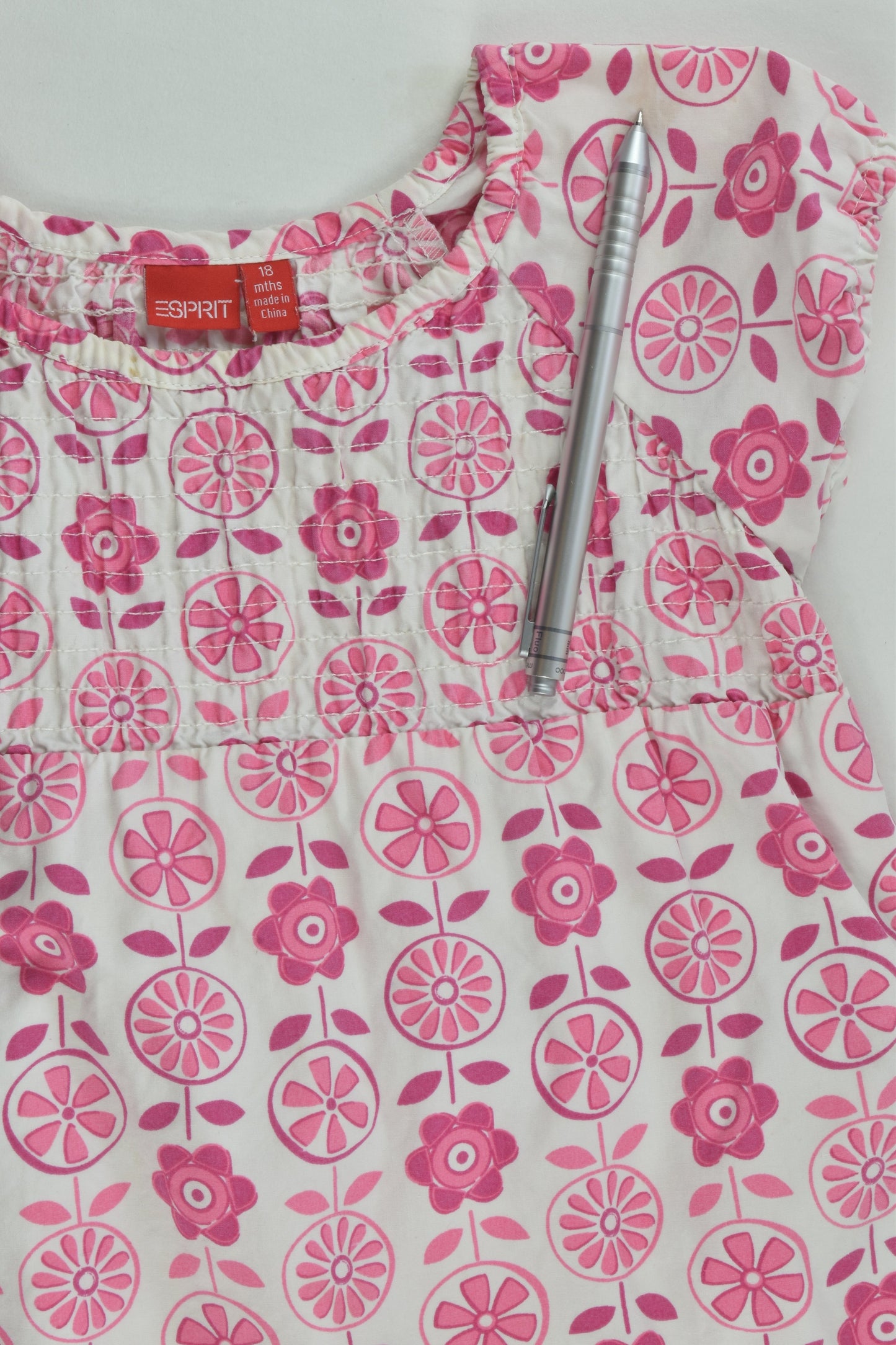 Esprit Size 1 (18 months) Lined Floral Blouse