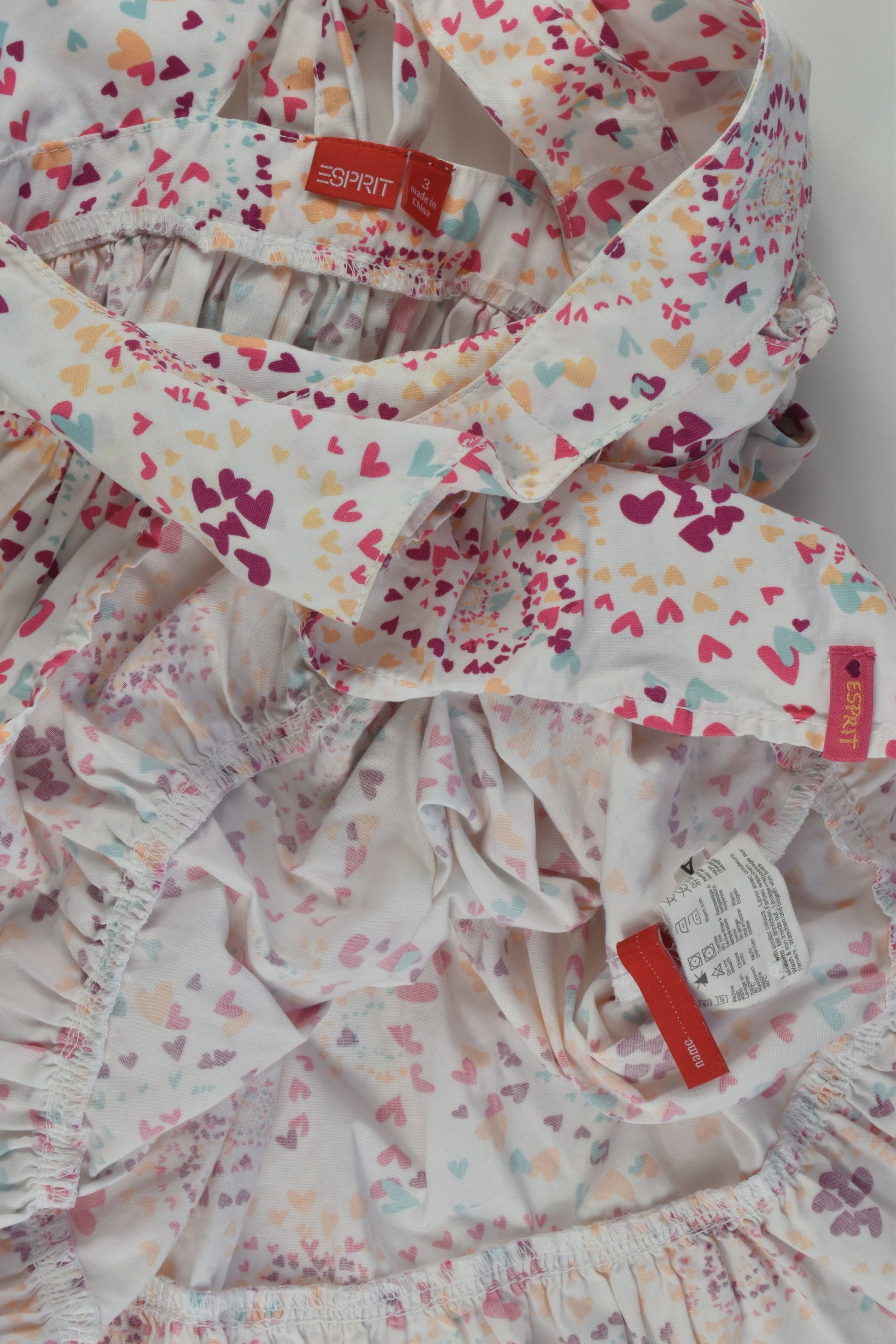 Esprit Size 3 Love Hearts Dress