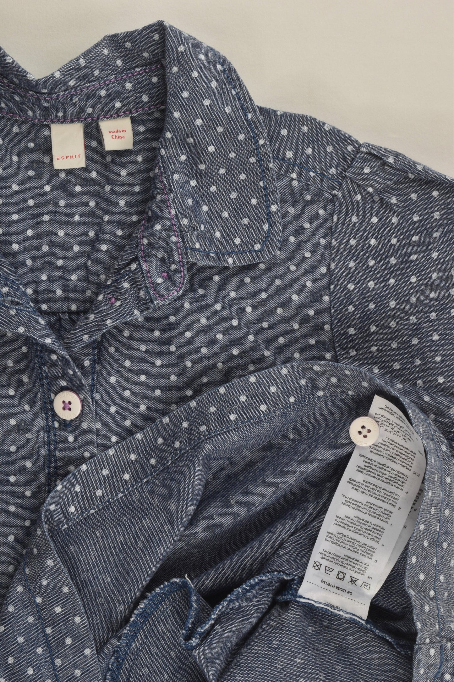 Esprit Size 6-7 (116/122 cm) Lightweight Denim Dress