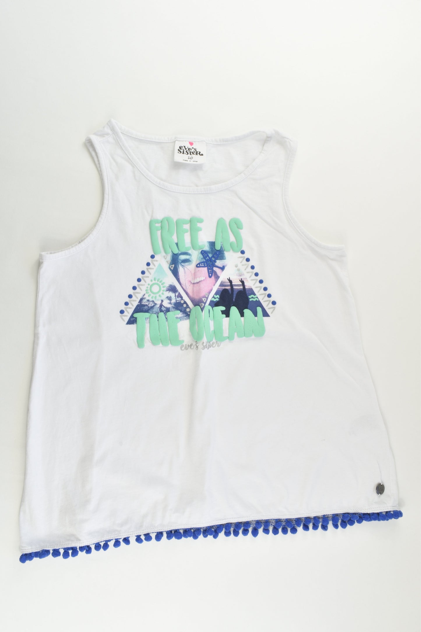 Eve's Sister Size 10 'Free As The Ocean' Top