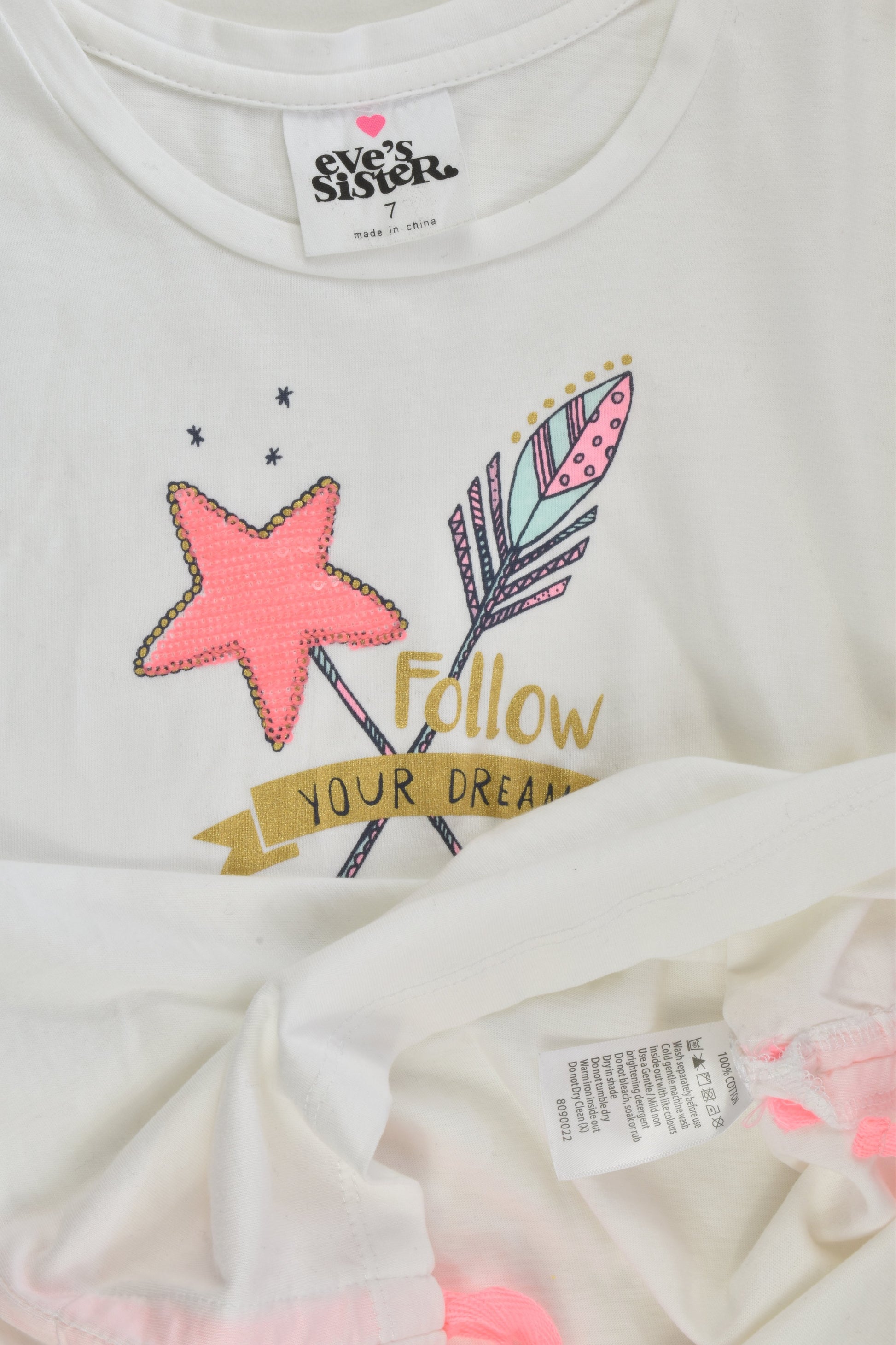 Eve's Sister Size 7 'Follow Your Dreams' Top