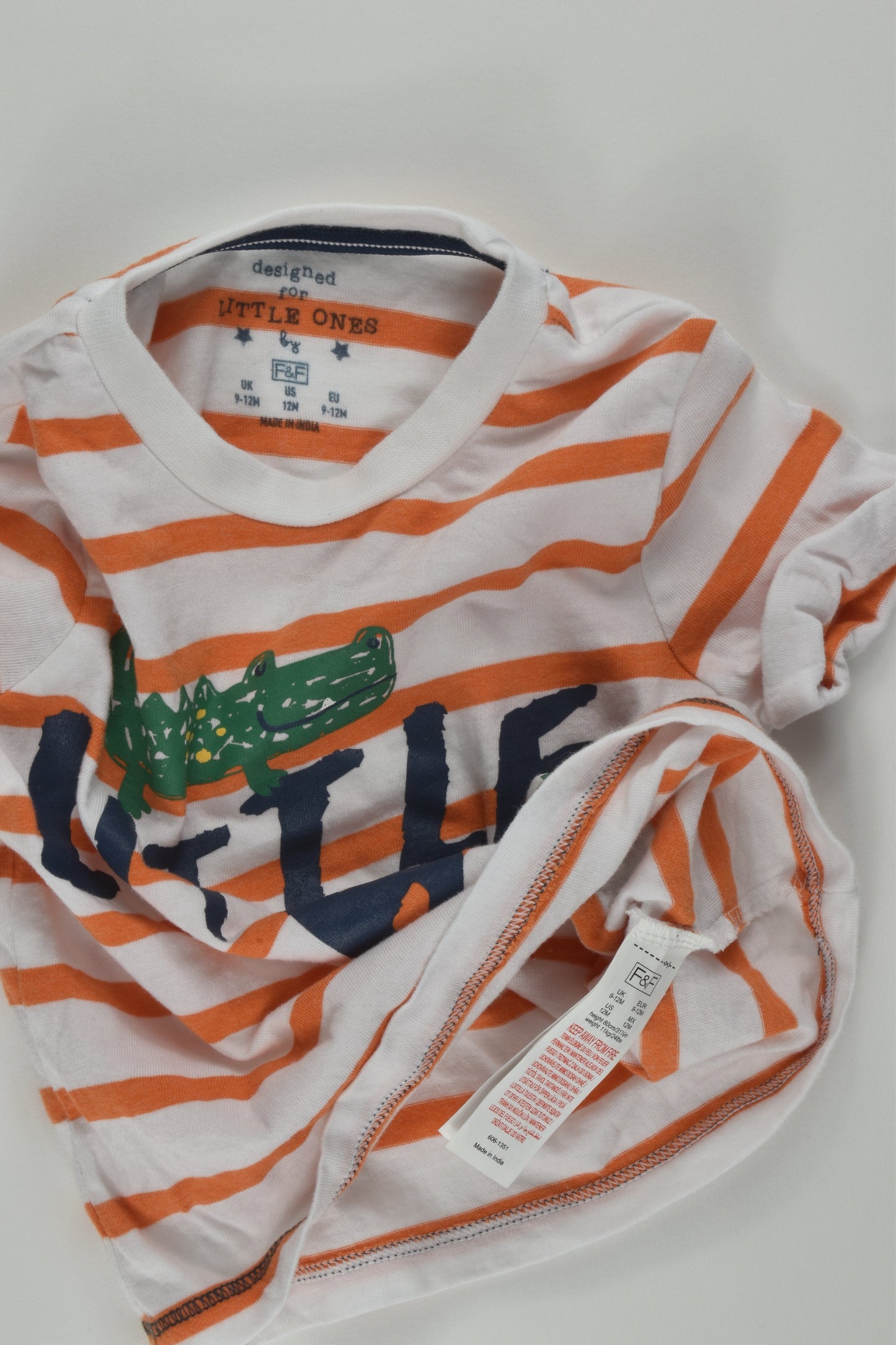 F&F Size 0 'Little Bro' T-shirt