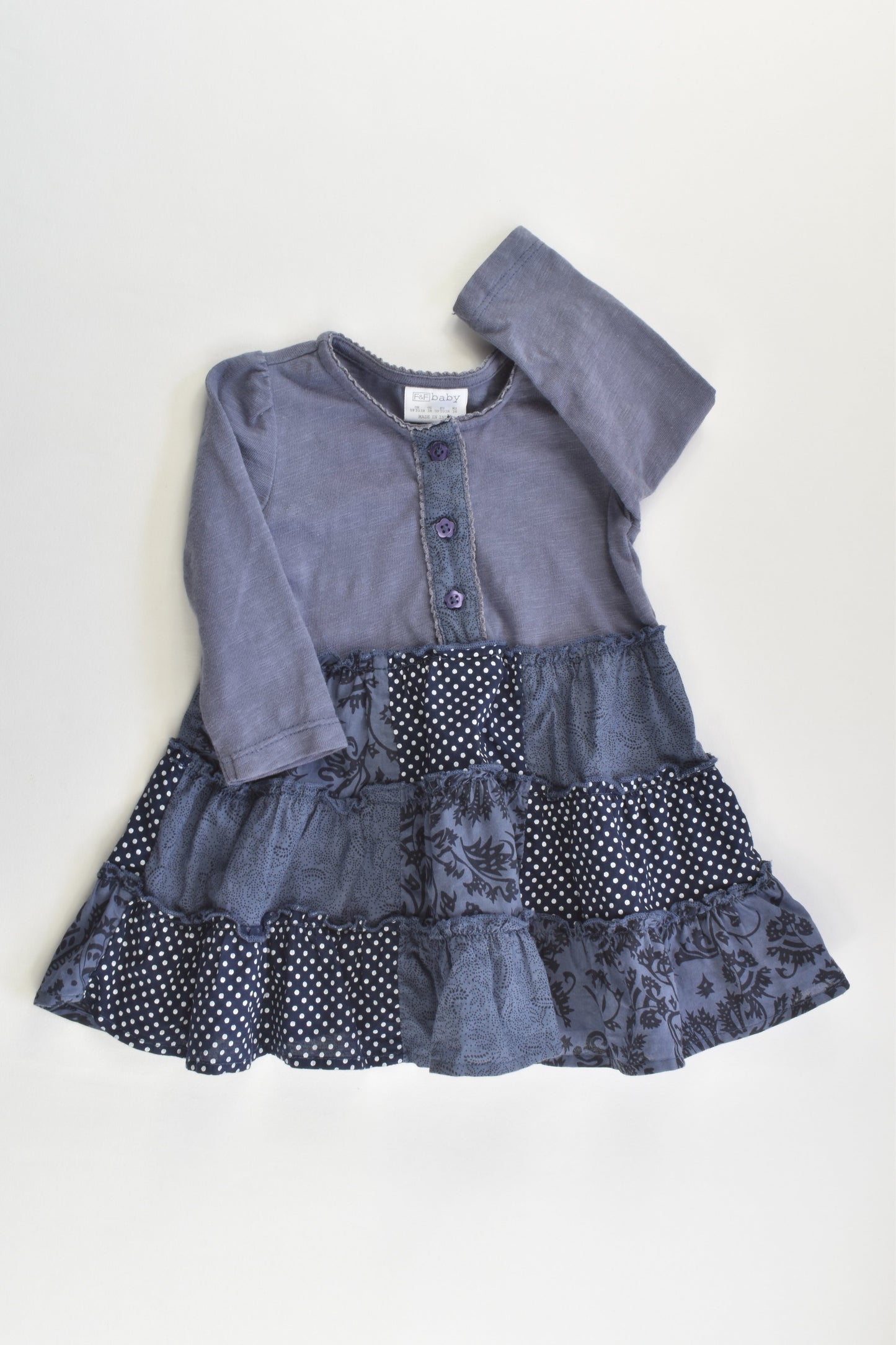 F&F Size 000 (62 cm, Up to 3 months) Dress