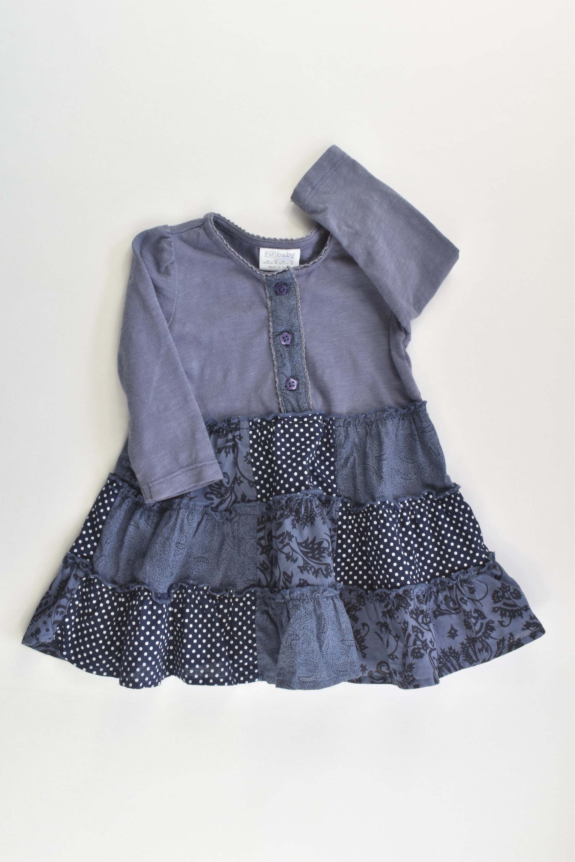 F&F Size 000 (62 cm, Up to 3 months) Dress
