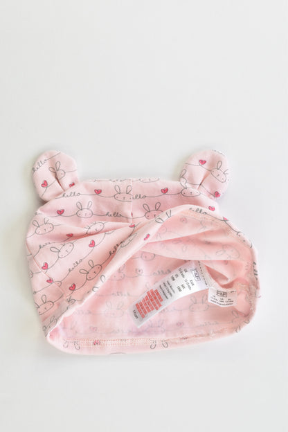 F&F Size 1 (12-18 months) 'Hello' Beanie
