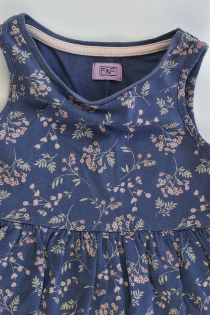 F&F Size 1-1.5 years Floral Dress