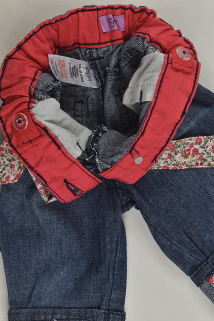 F&F Size 1 Liberty Print Denim Shorts