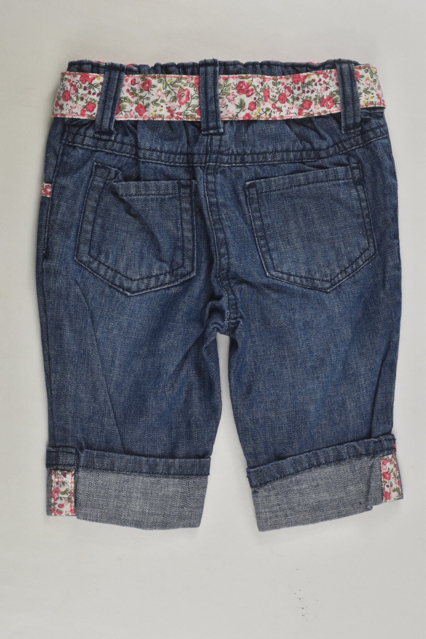 F&F Size 1 Liberty Print Denim Shorts