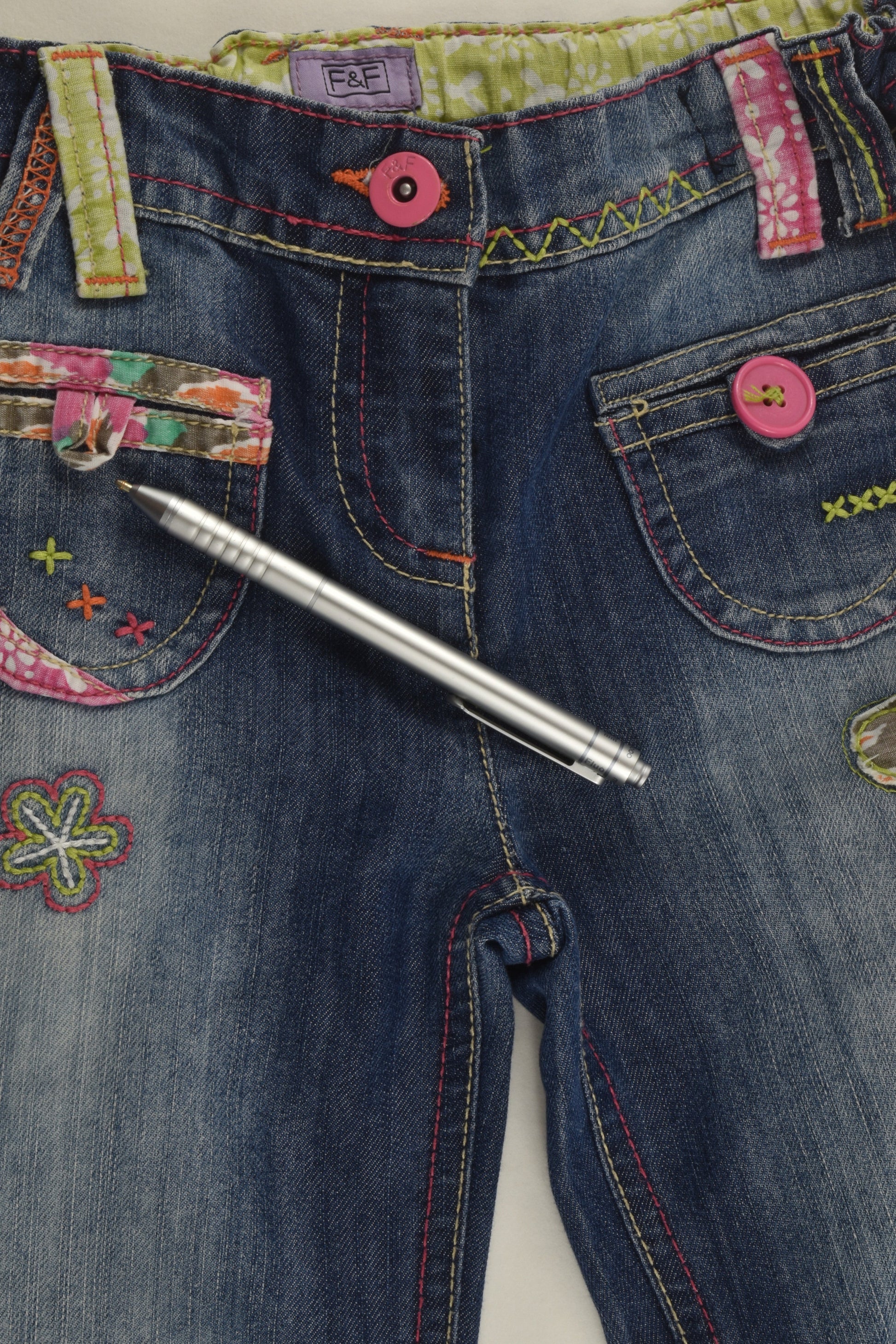 F&F Size 5-6 Denim Pants