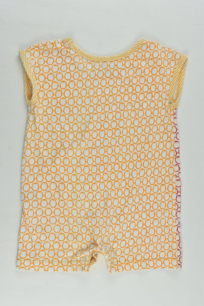 Fabindia Size 00 (3-6 months) Penguins Short Romper
