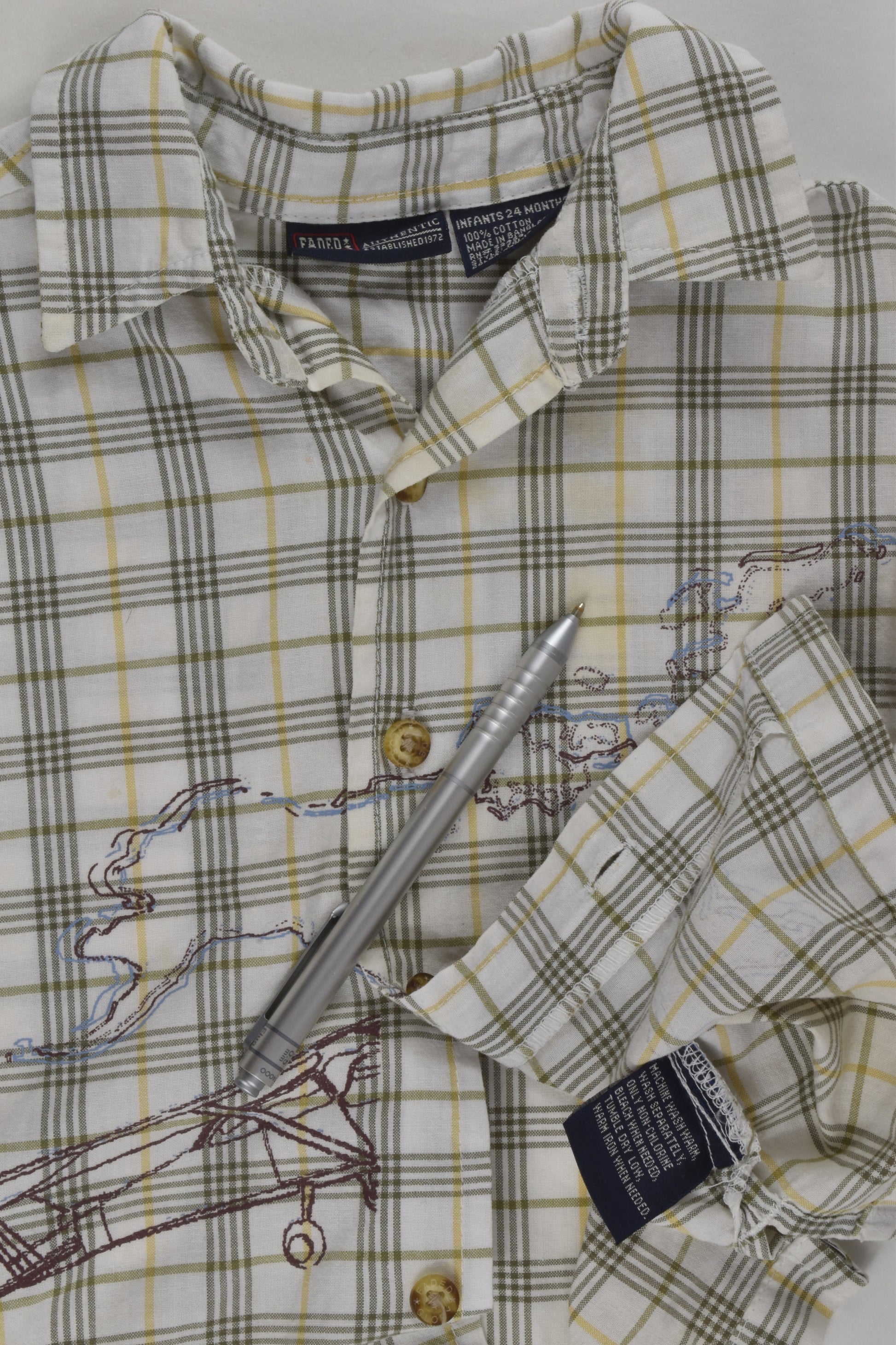 Faded Glory Size 2 (24 months) Shirt