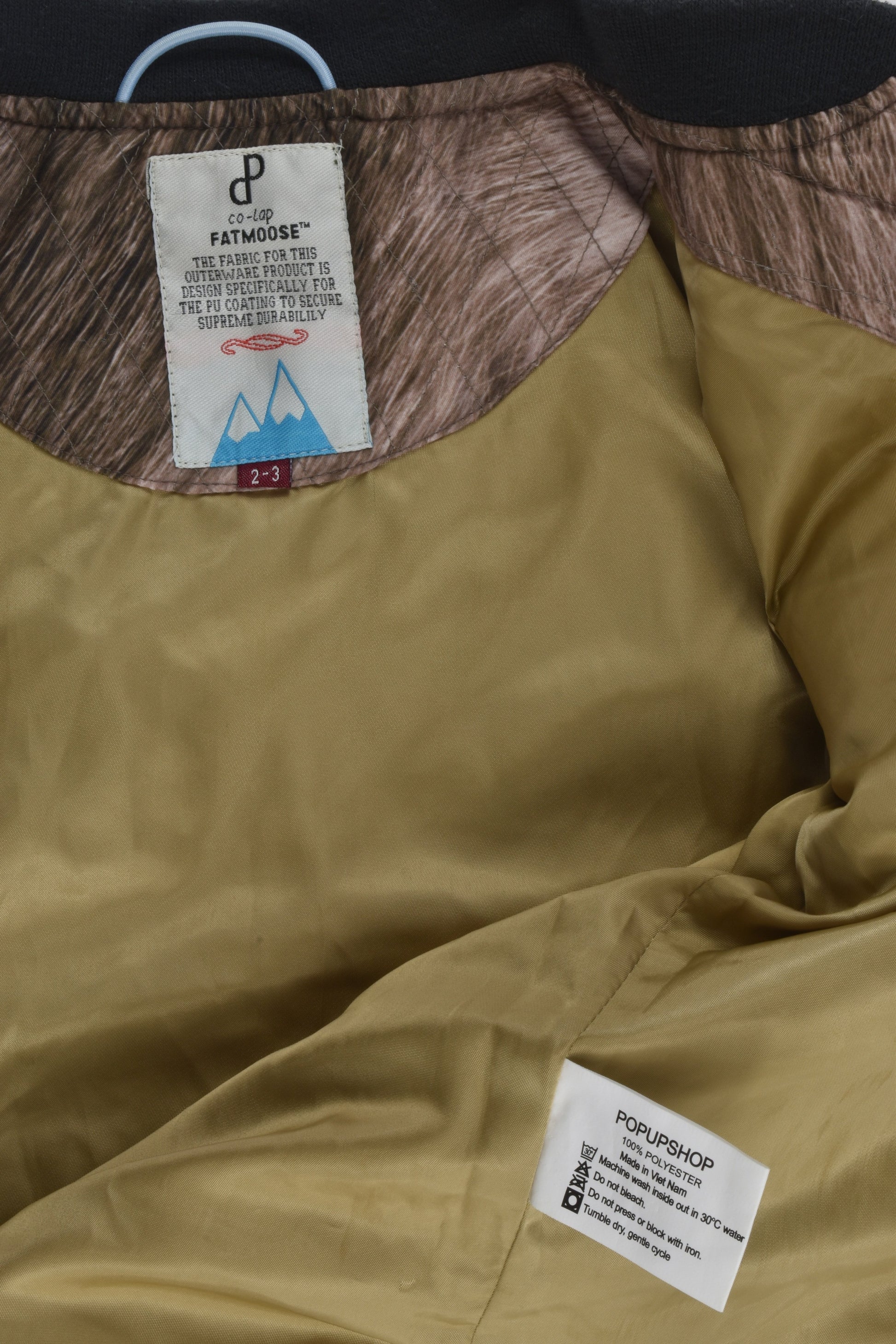 Fatmoose Popupshop Size 2-3 Jacket