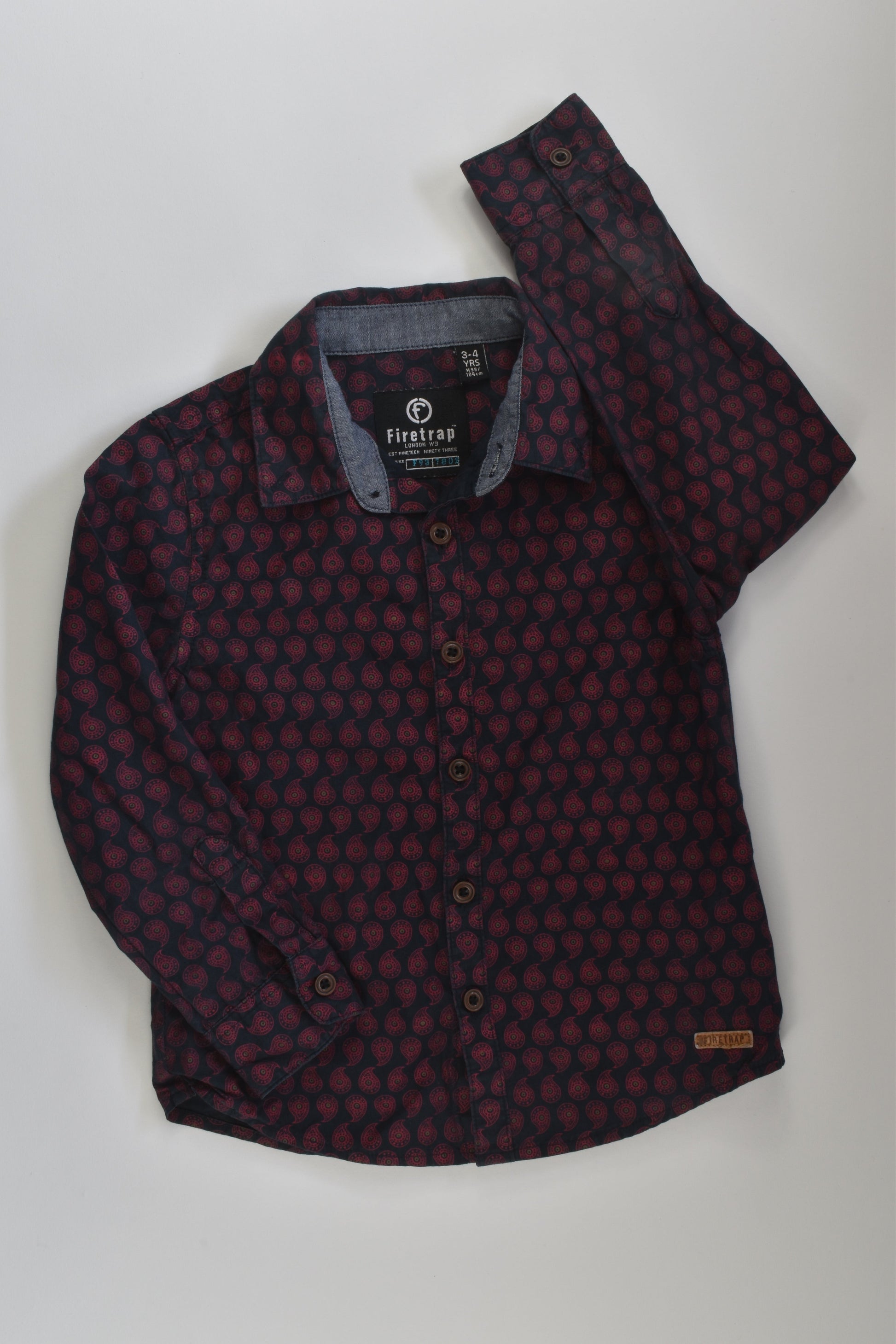 Firetrap Size 3-4 Shirt