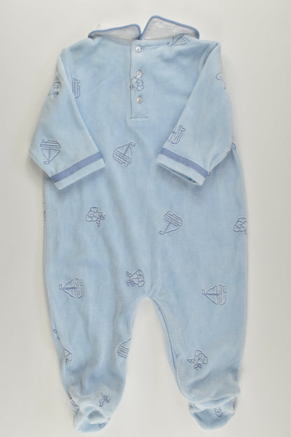 First Impressions Size 00 Velour Romper
