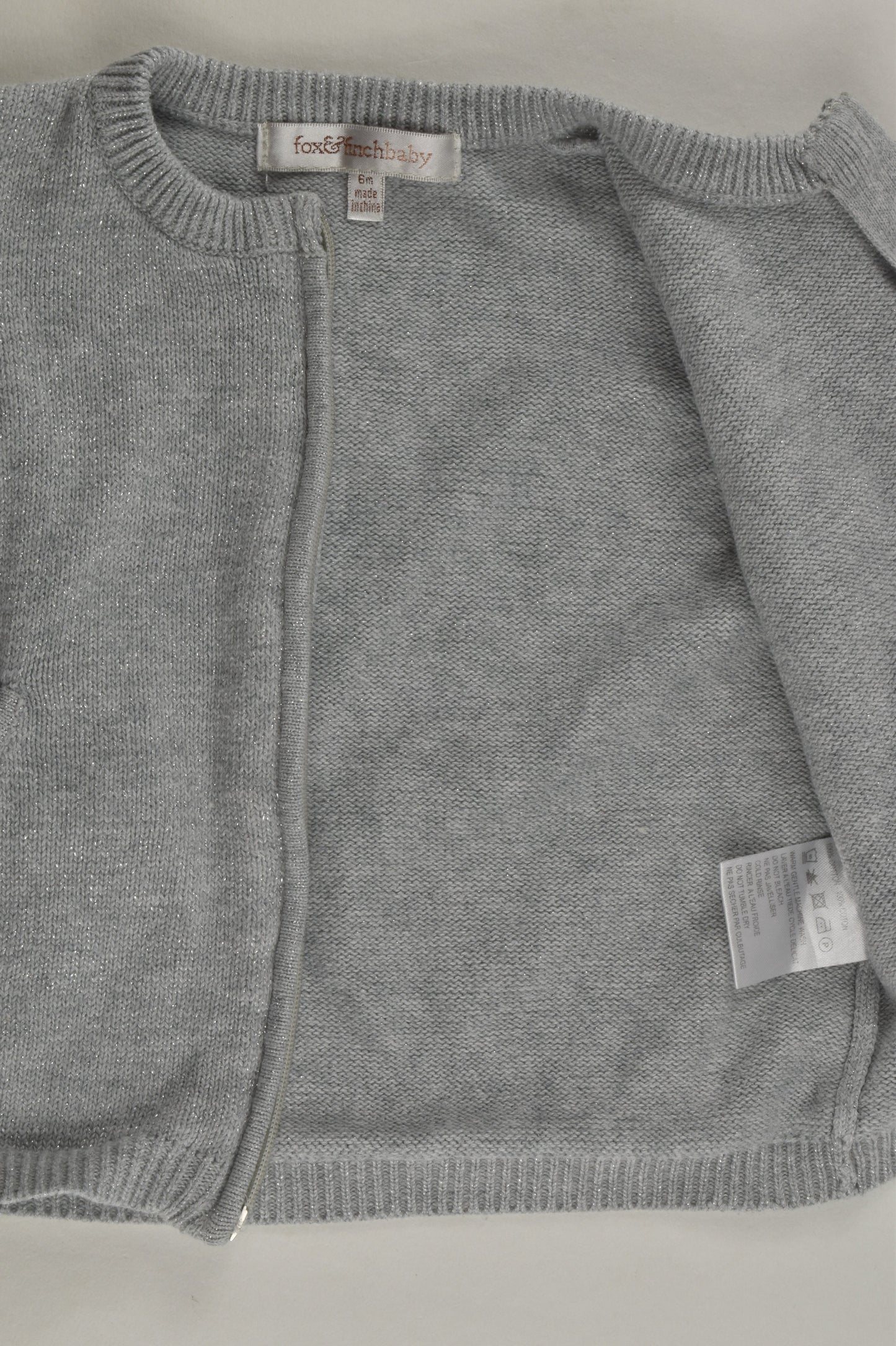Fox & Finch Size 00 (6 months) Zip Jumper