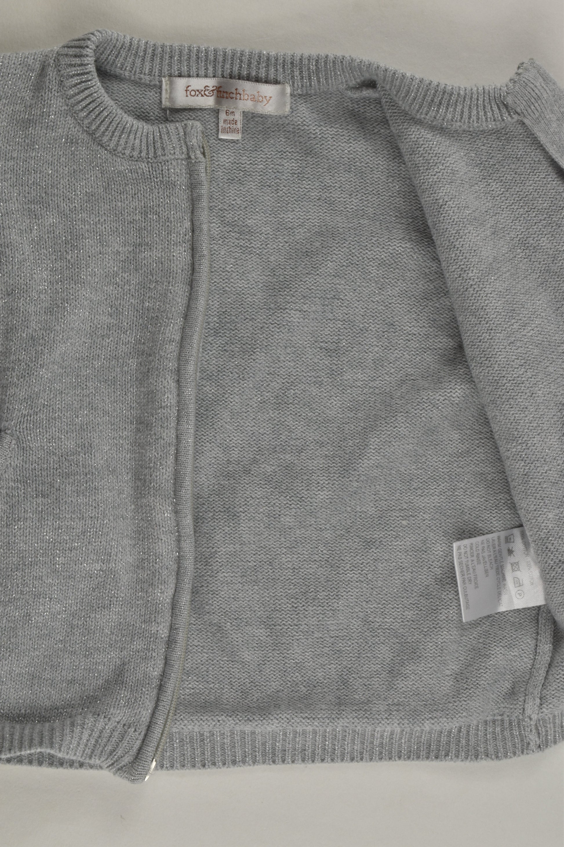 Fox & Finch Size 00 (6 months) Zip Jumper