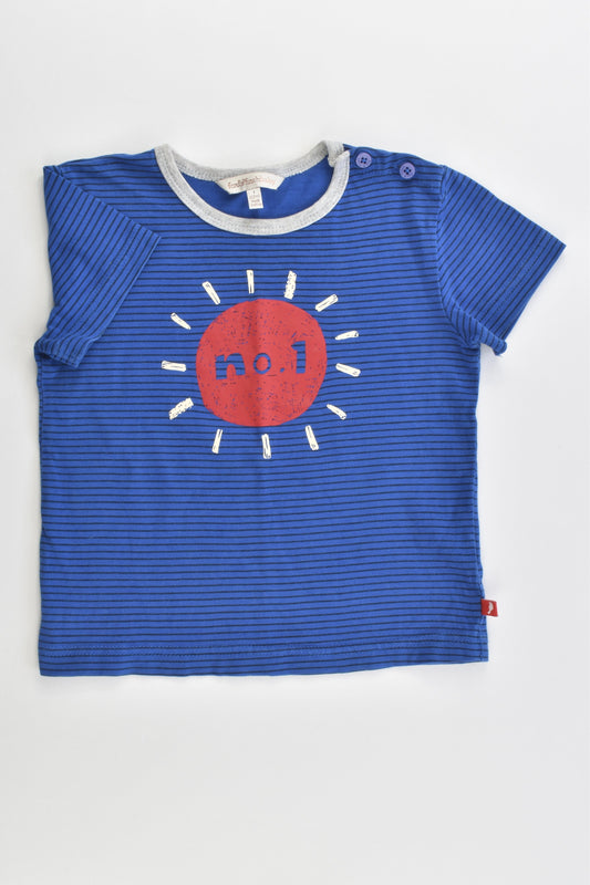 Fox & Finch Size 1 (12 months) 'No.1' Striped T-shirt