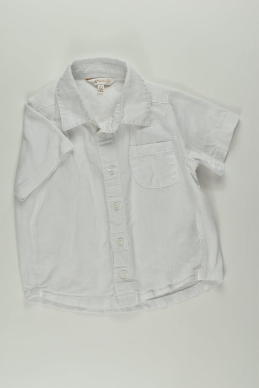 Fox & Finch Size 1 Linen Blend Shirt