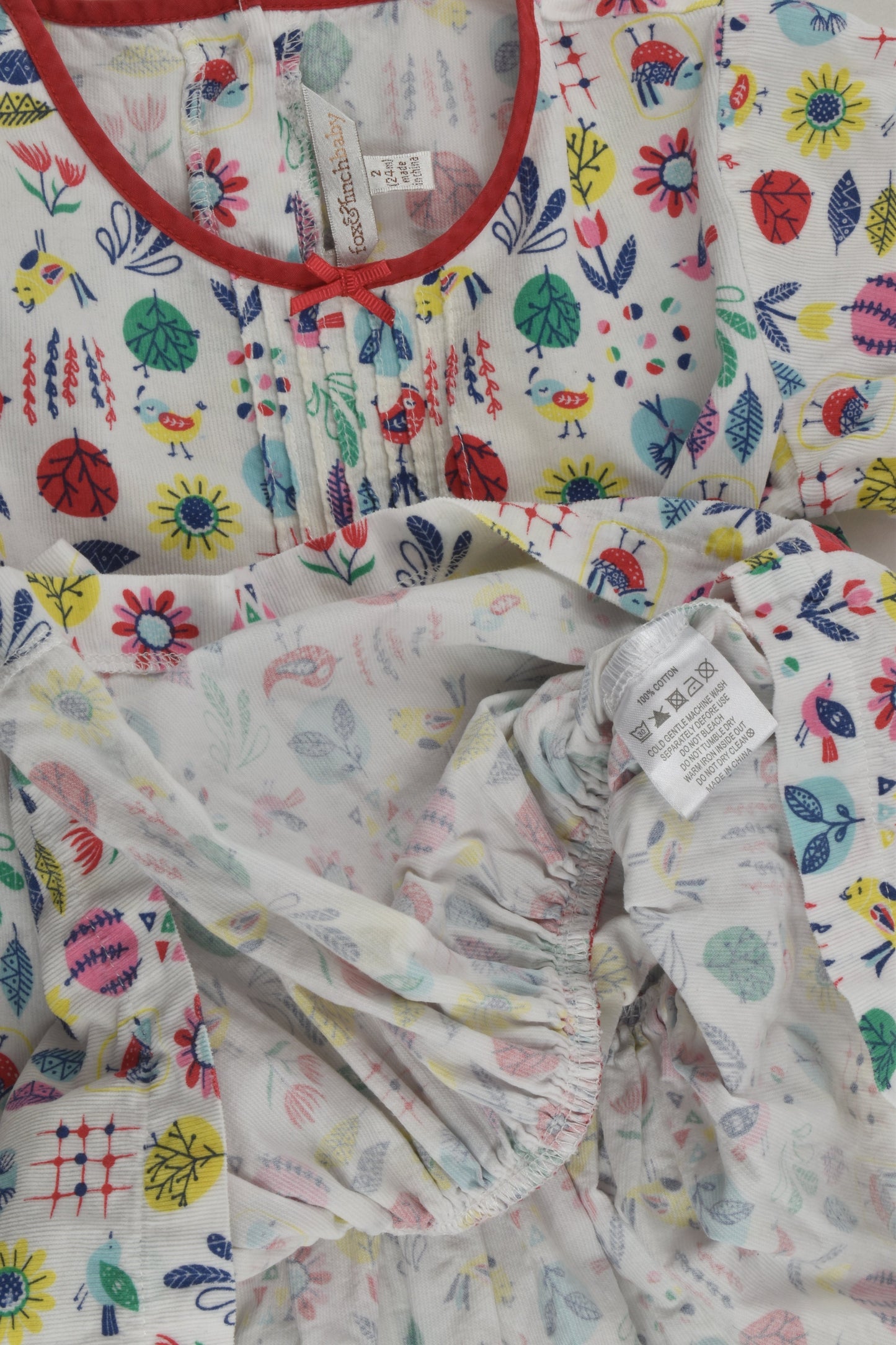 Fox & Finch Size 2 Lightweight Cord Dress