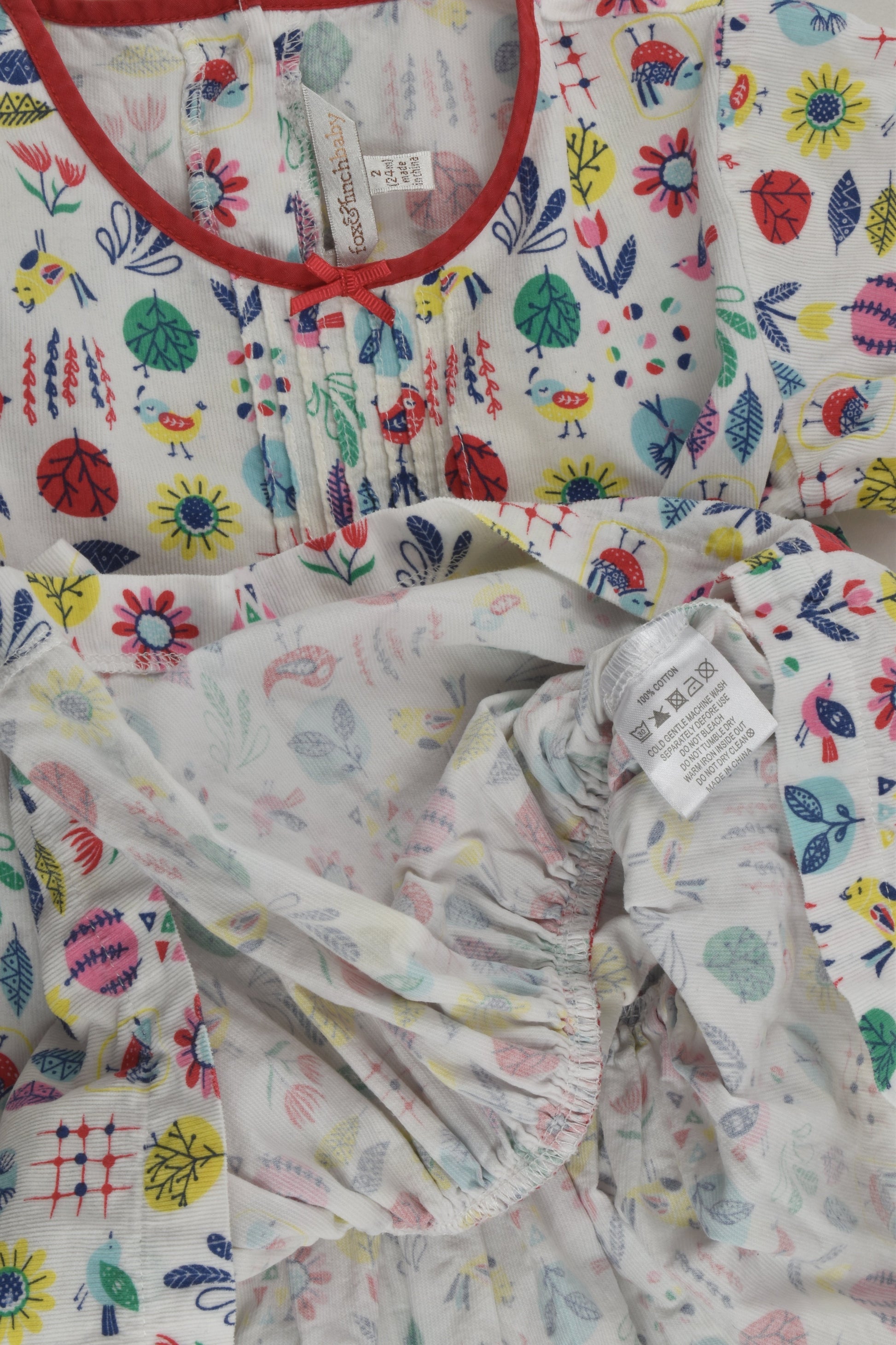 Fox & Finch Size 2 Lightweight Cord Dress