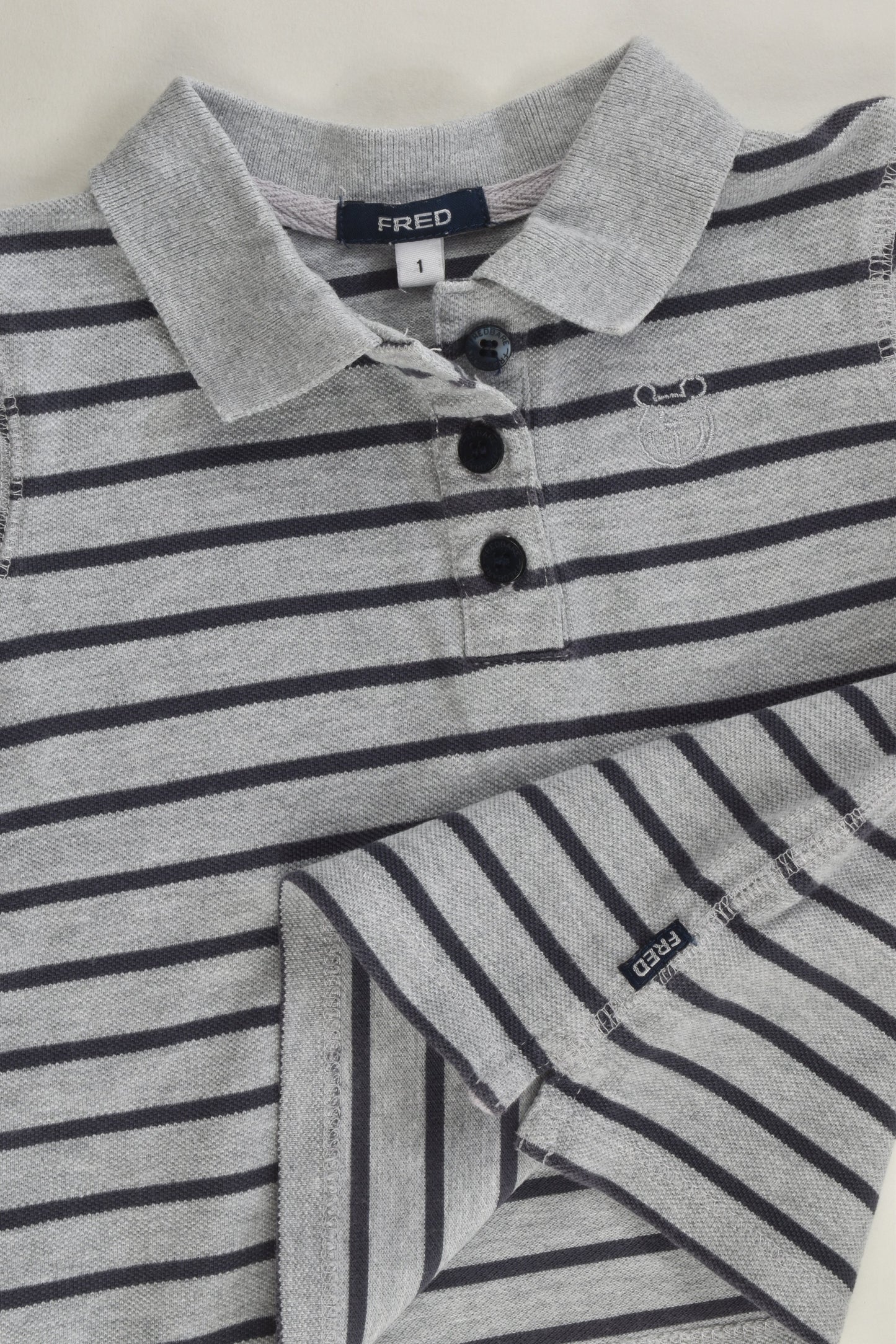 Fred Bare Size 1 Striped Polo Shirt