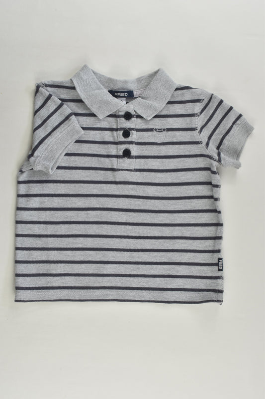 Fred Bare Size 1 Striped Polo Shirt