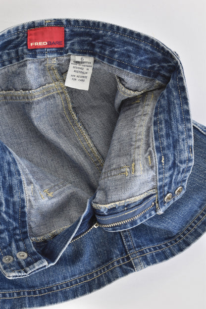 Fred Bare Size 6 Vintage (?) Denim Skirt