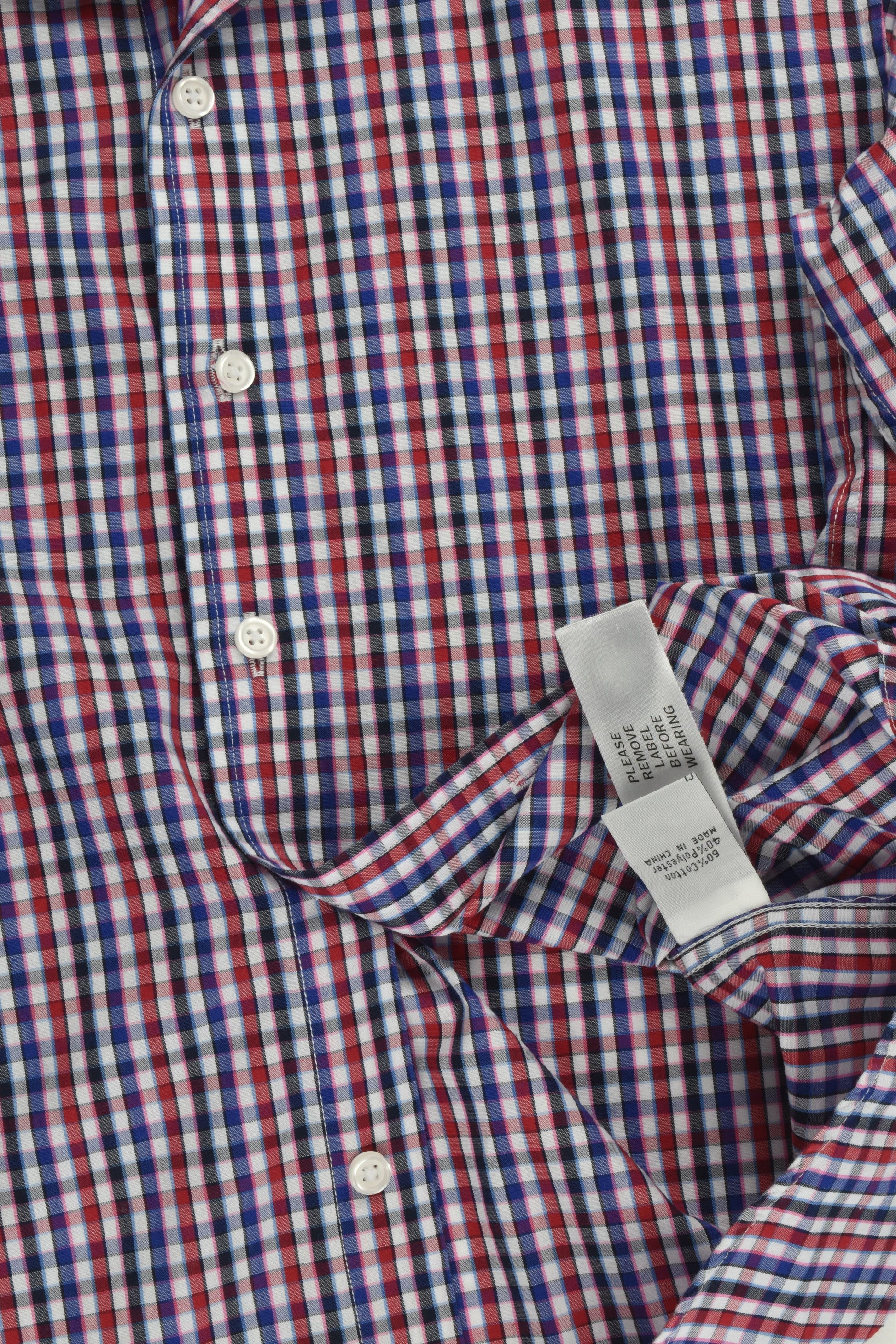 Fred Bracks Size 8 Checked Collared Shirt